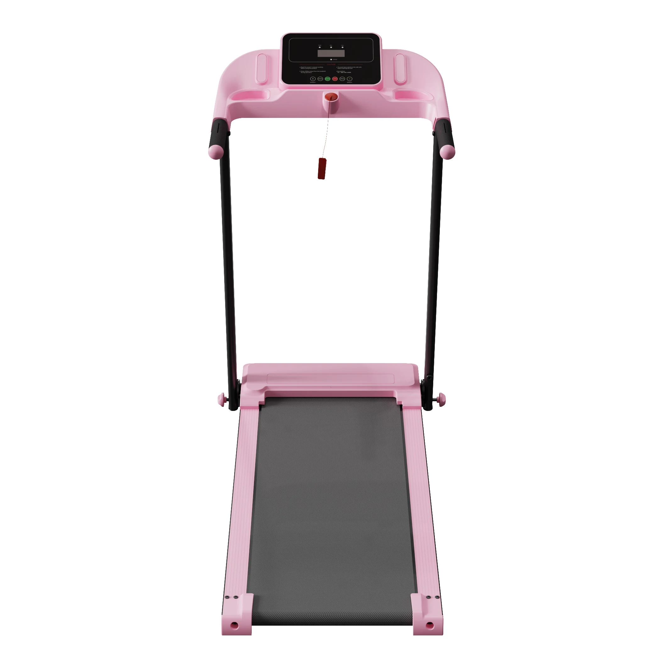 Pink Electric Incline Running Machine Treadmill for Home