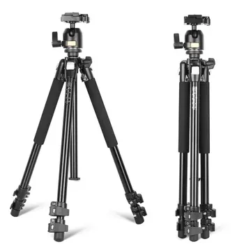 QZSD Q304 Aluminum Alloy Stand with Ball Head Professional Tripod for Camera