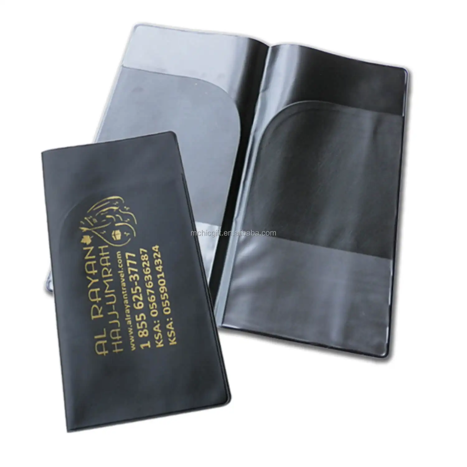 Factory Supply Color Pvc Passport Ticket Holder,Plastic Airline Plane