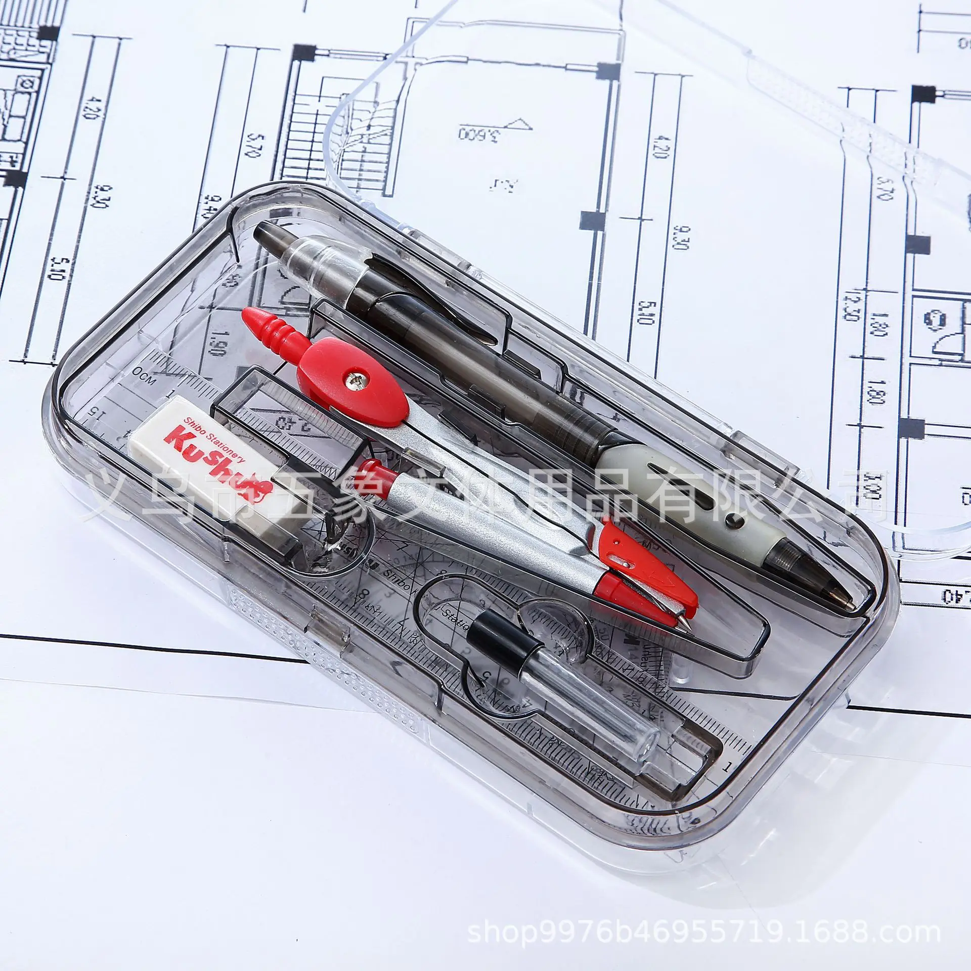Лидер продаж школьные и офисные принадлежности для рисования специальные геометрические линейки студентов набор компасов