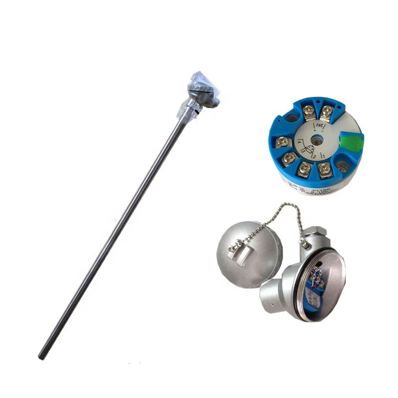 Pt100 Rtd Temperature Transmitter 4 to 20mA with Led Display Indicator