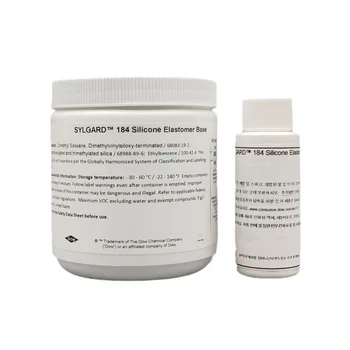 American MOLYKOTE  DC184 PDMS Optical Glue Clear Polydimethylsiloxane Flexible Potting Glue 550g 1.1kg MOLYKOTE DC184 PDMS