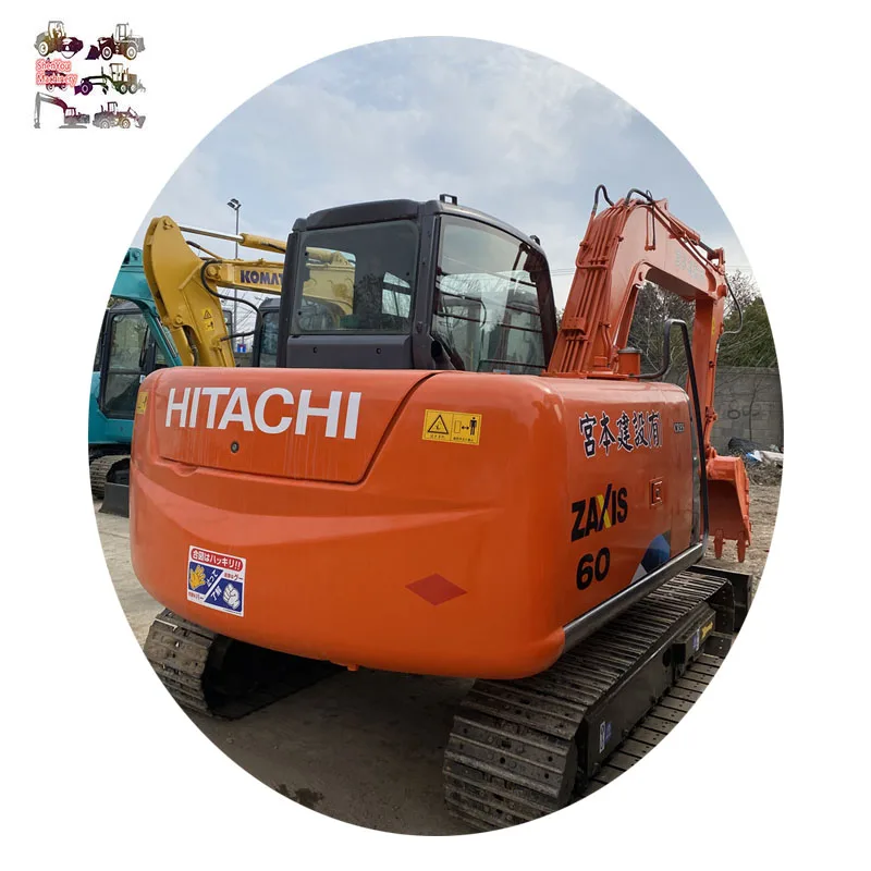 Japan Made Hitachi Mini Excavator ZX60 for Sale - 6ton Digger