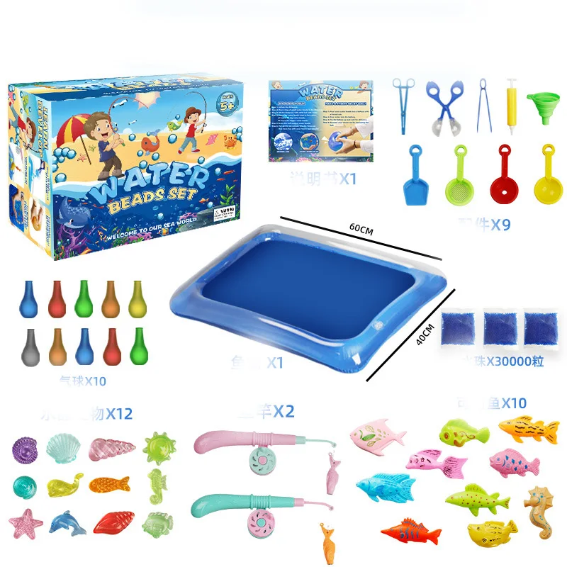 Perfect Kraft Mermaid And Dinosaur Water Beads Set For Kids Non Toxic