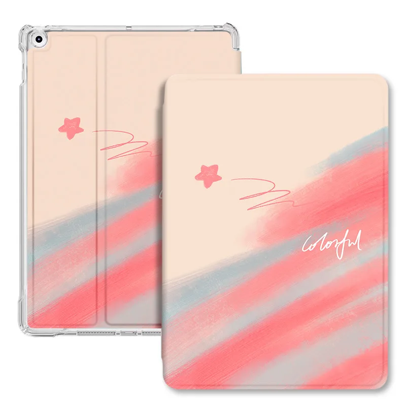 Simplified Creative Doodle Childlike Shockproof Case  for iPad 10 inch Custom Logo full protection case