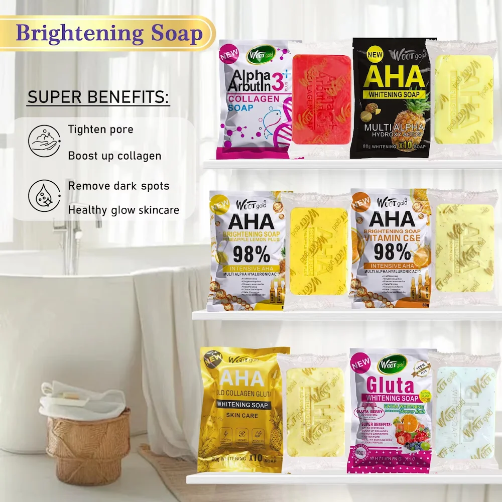 harga glutathione collagen soap Gluta Glow & Smoothness, 135g usbeautybazaar OHO GLUTA WHITE COLLAGEN SOAP