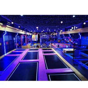 One Stop Solution Supplier of Trampoline Park Indoor Outdoor for All Age Play Adventure Fitness Trampoline Park Equipment