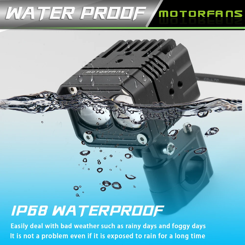 K11 80W LED Mini Driving Light for Motorcycle 10000Lm Spot Light 6000K LED Light for Car Accessories