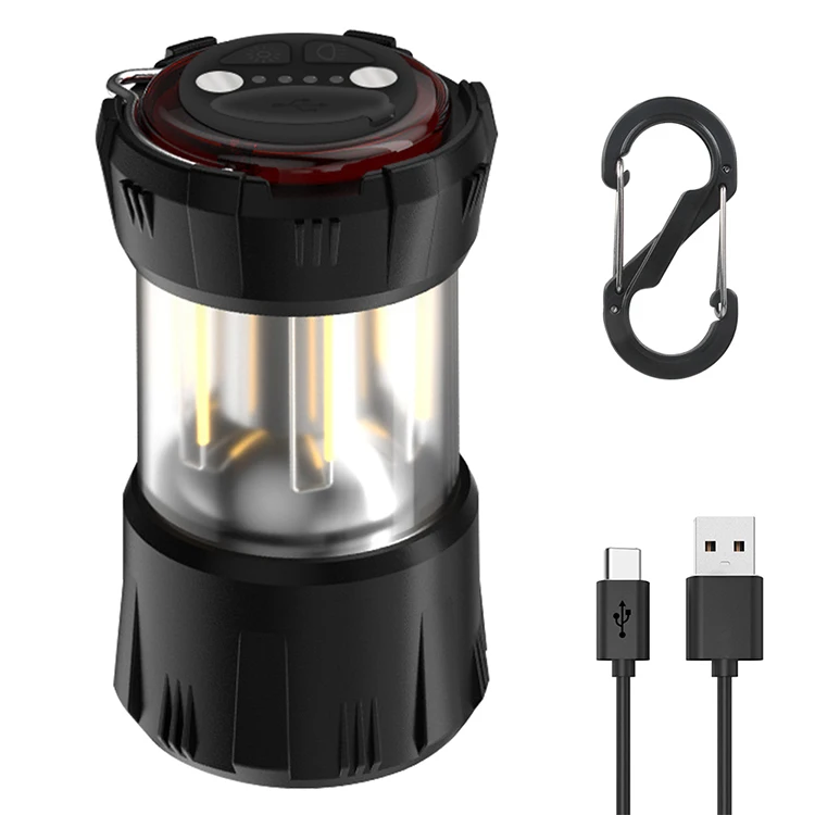 L-99 LED Mini Camping Lantern IPX4, Type-C Rechargeable Lamp, 5 Modes