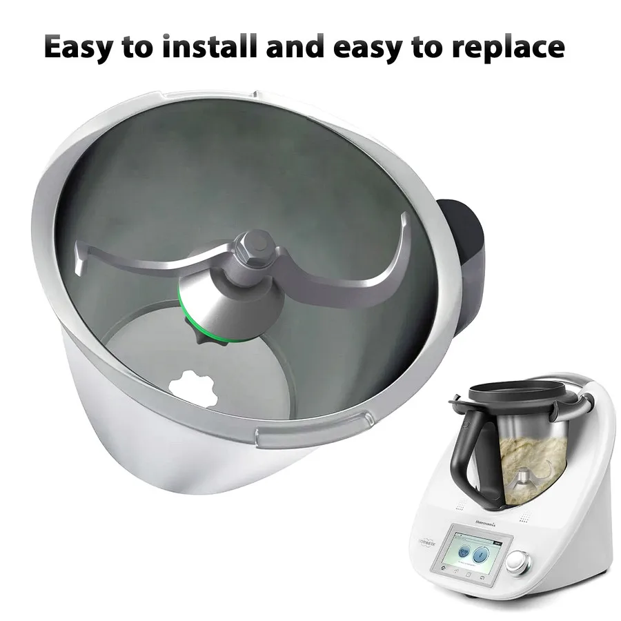 Universal Stainless Steel Mixing Blade for T-hermomix TM5 TM6 Food Processor Spare Parts Dough Kneading Knife