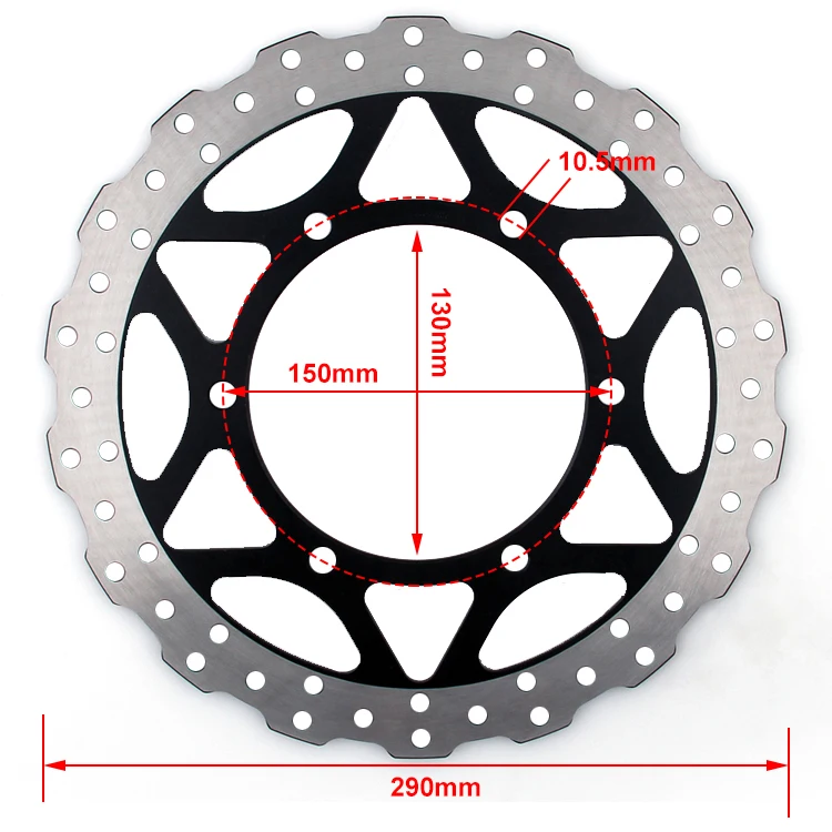 Factory Custom 290mm Front Motorcycle Disc Brake Rotor for Kawasaki Ninja 250R