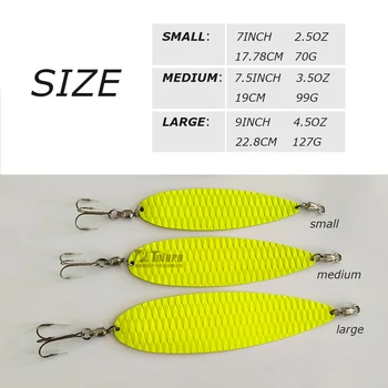 Hot Sale 2.5oz 3.5oz 4.5oz Artificial Hard Bait Fishing Baits Heavy Metal Flutter Spoon Lure – Metal Jig – view 3
