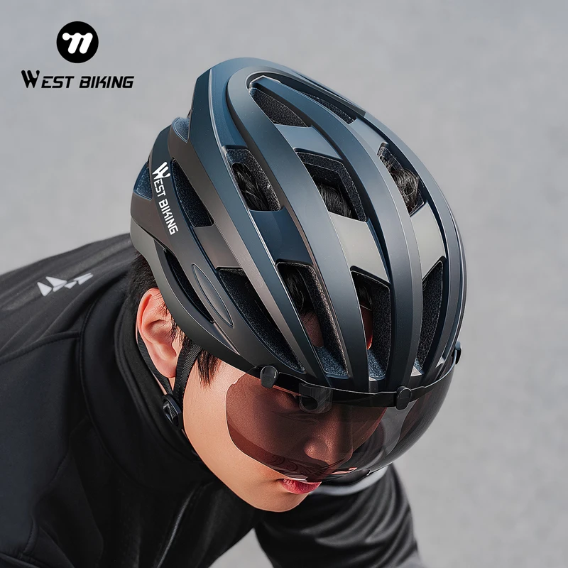 bike helmet with magnetic buckle FROFILE Mountain for Adult FLDLOCK magnetic buckle Suodoka Adult Mountain Bike Helmet