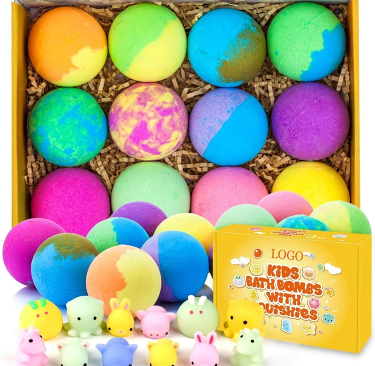 OEM Natural organic bathbombs vegan bubble colorful fizzy custom bath fizzies bombs gift set spa bath fizzer ball
