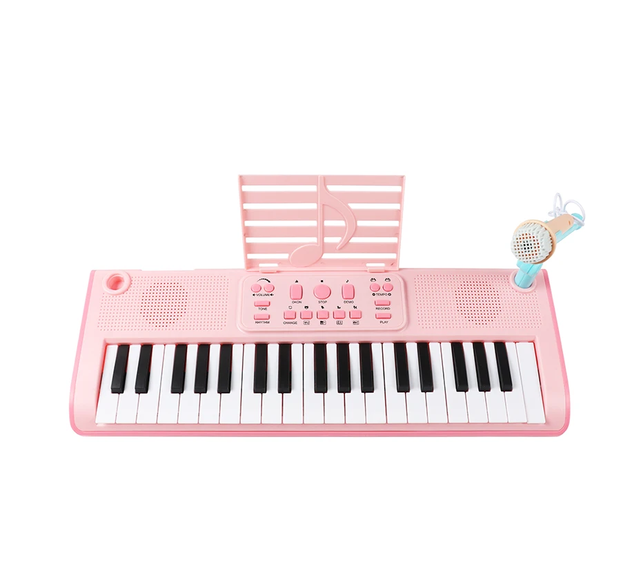 Portable  37 Keys Mini Electronic Keyboard Wonderful Design Musical Toys for Children factory