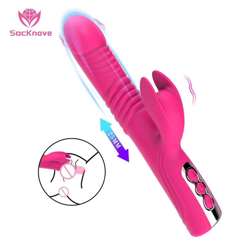 Sacknove Adult Toy Fun Rechargeable Waterproof Large Silicone Telescopic  Thrusting G Spot Bunny Rabbit Ear Sex Vibrator - Buy Sex Vibrator,Vibrator  Adult Sex Toy,Silicone Rabbit Vibrator Product on ...