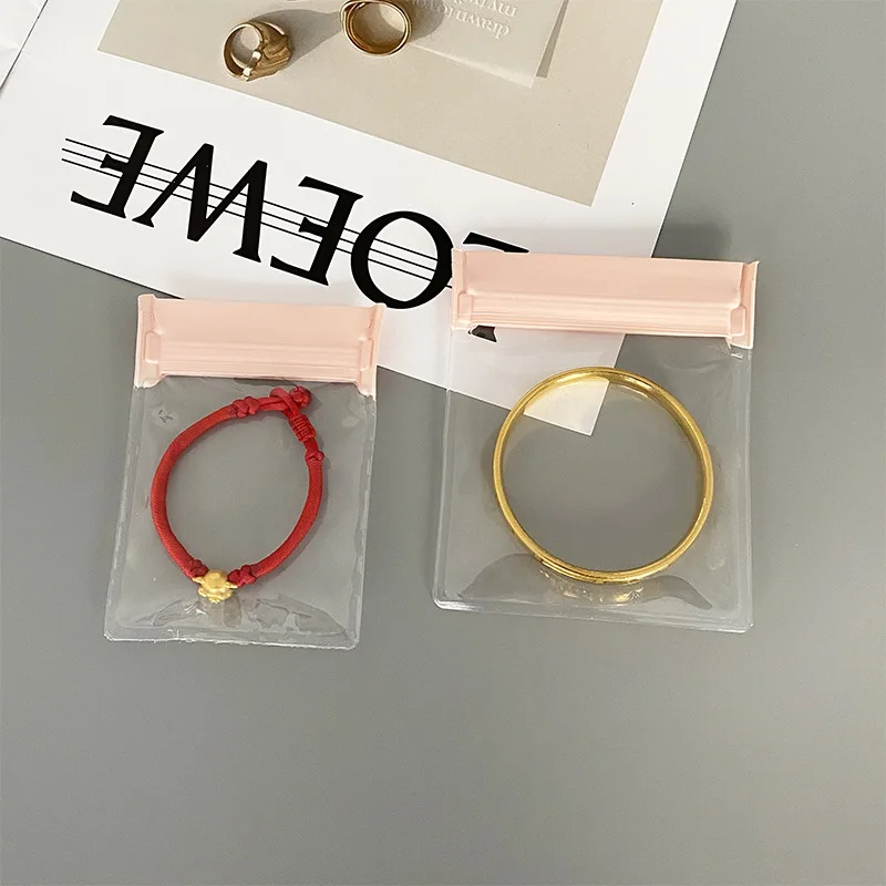 product a1 jewelry bag custom logo plastic small frosted jewelry pouch zipper tpu eva pvc packaging bags for jewelry storage bag-6