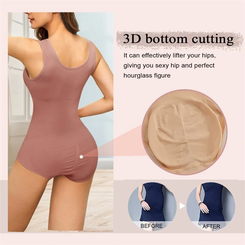 Wholesale Slim Compression Firm High Waist Trainer Panties Tummy Control Shapewear Bodysuit Shaper factory