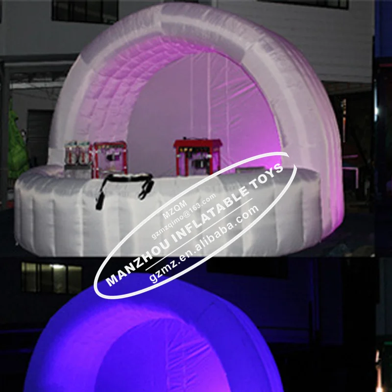 Inflatable Salad Bar Inflatable Bar Tent DJ Inflatable Vending Booth for Sale
