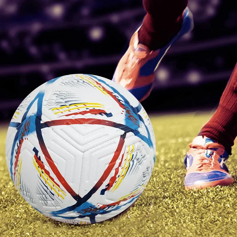 New Style PVC Machine Stitched Soccer Football Balls Professional Size 5 for Official Match