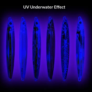 Bestseller Slow-Rolling Iron Plate Printed UV 3D-Printed Lure Sea Fishing Boat Fishing Mackerel Metal Artificial Bait – Metal Jig – view 3
