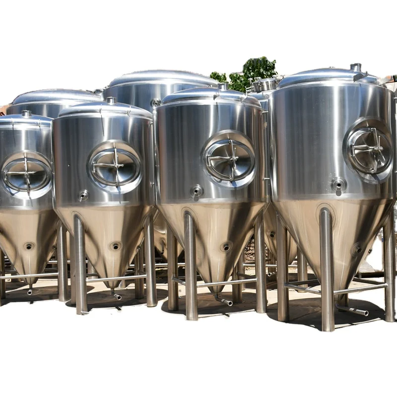 Емкость для брожения пива из нержавеющей стали объемом 500 литра конический охлаждающий