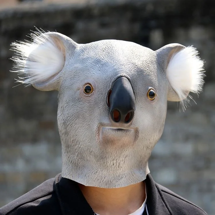 Cute Fursuit Koala sold Head Mask | Furry Koala Cosplay Head | koala Custom Head Mask