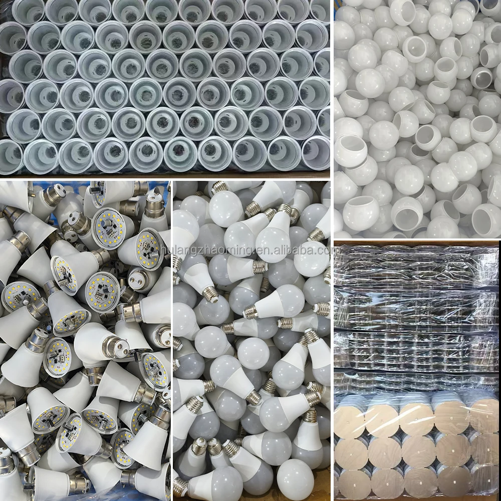 Free Samples Bombillas Led E27 B22 Bulb Production Line Part Wholesale Raw Material A60 Led Skd Ckd Light Led Bulbs for Home