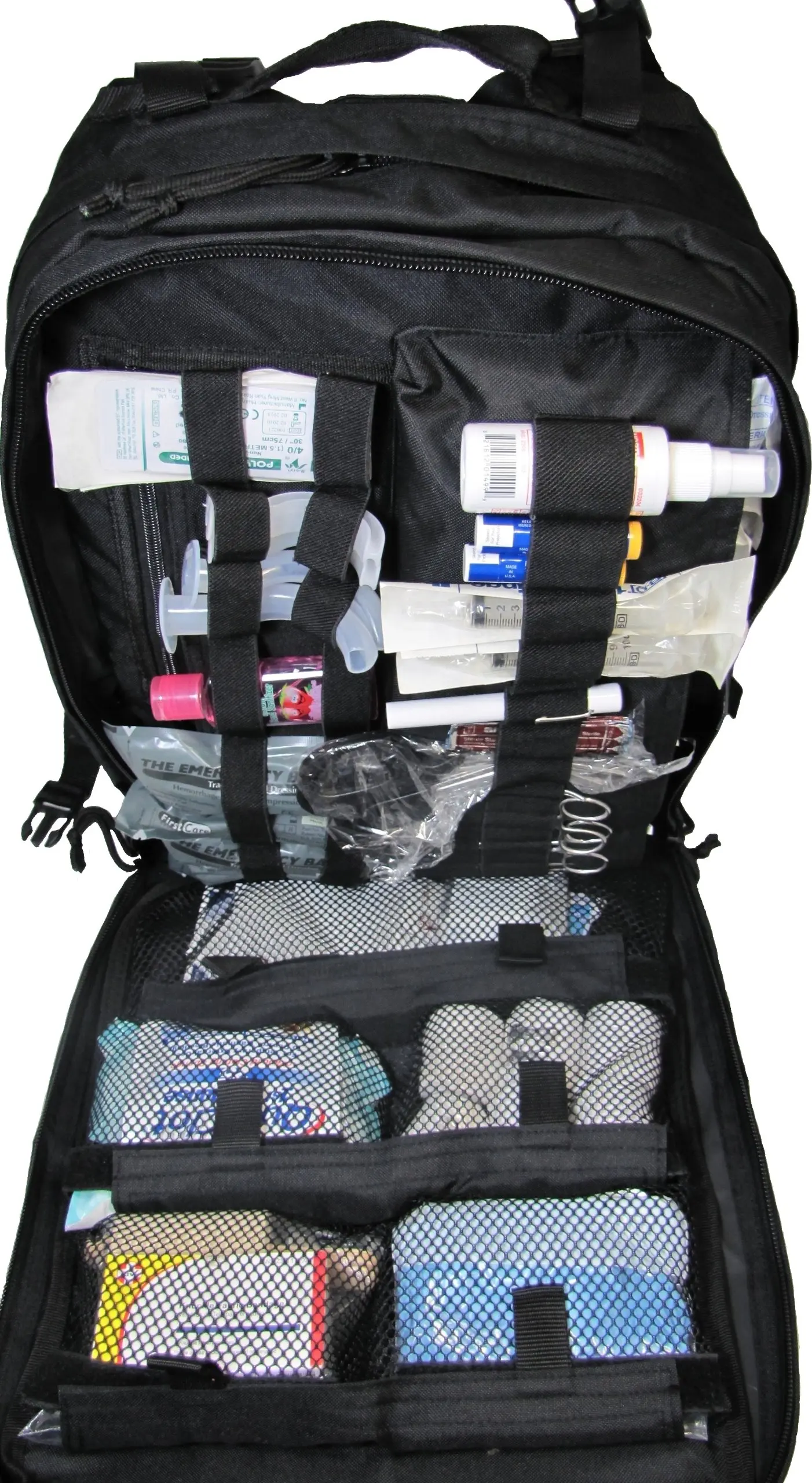 Waterproof Wilderness Medical Backpack & Hiking First Aid Kit