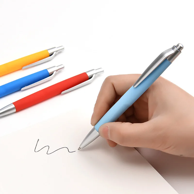Custom Branded Plastic Rubber Coated High Quality Promotional Gifts Gel Pen Cheap Pen for Promotion Giveaway with Custom logo