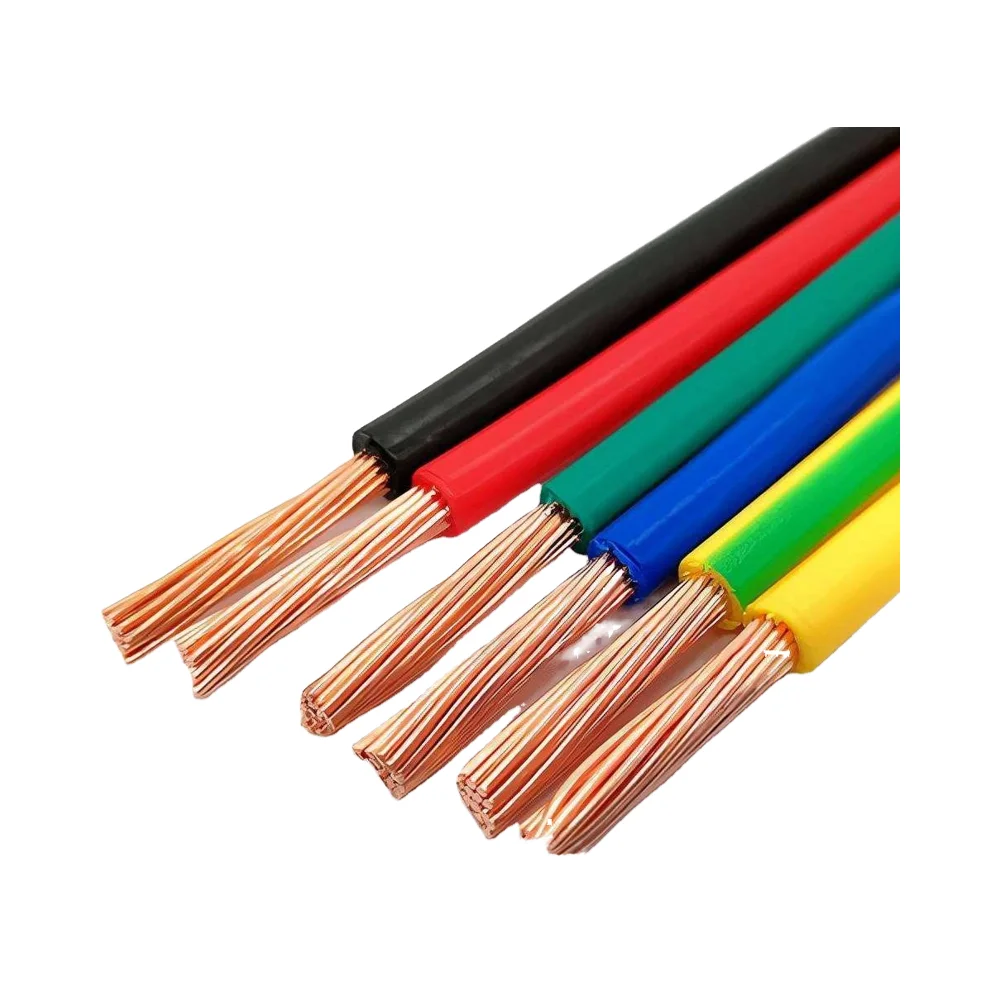 Pre&ccedil;o de atacado &Uacute;nico N&uacute;cleo de Cobre PVC Isolado Cabos El&eacute;tricos 0.75mm 50mm Encalhado Casa Fia&ccedil;&atilde;o 1.5mm 2.5mm 4mm 16mm 35mm