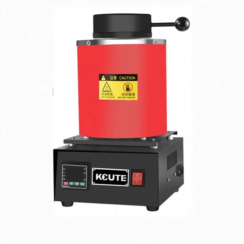 TEBAK Industrial Melting Furnaces for Gold Foil, Copper, Aluminum, and Steel. Mini Digital Electric Melting Furnaces.