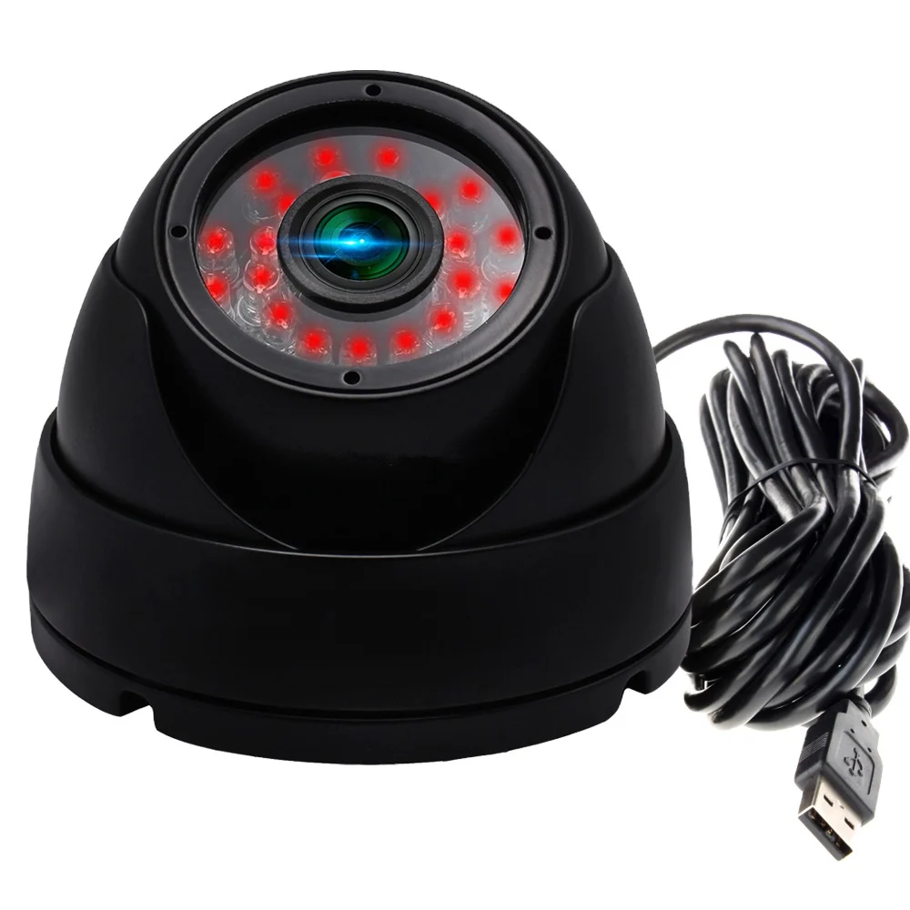 ELP OEM 2mp  OV2710 Sensor Free Driver Outdoor Waterproof 1080P Usb Night Vision Camera