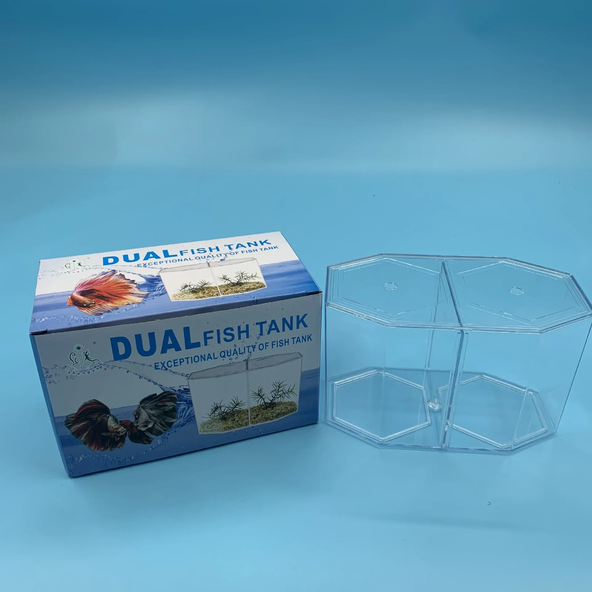 dual fish box Aquarium Breeding Box, Acrylic Double Layer Fishes Isolation Box/Baby Fishs Hatchery/Fry Breeder for Guppy,Tropical Fishes, Floating Fish Incubator Tank Divider with Suction Cups, L size : Pet Supplies and AIS overlay Unique Bargains Dual Sides 10