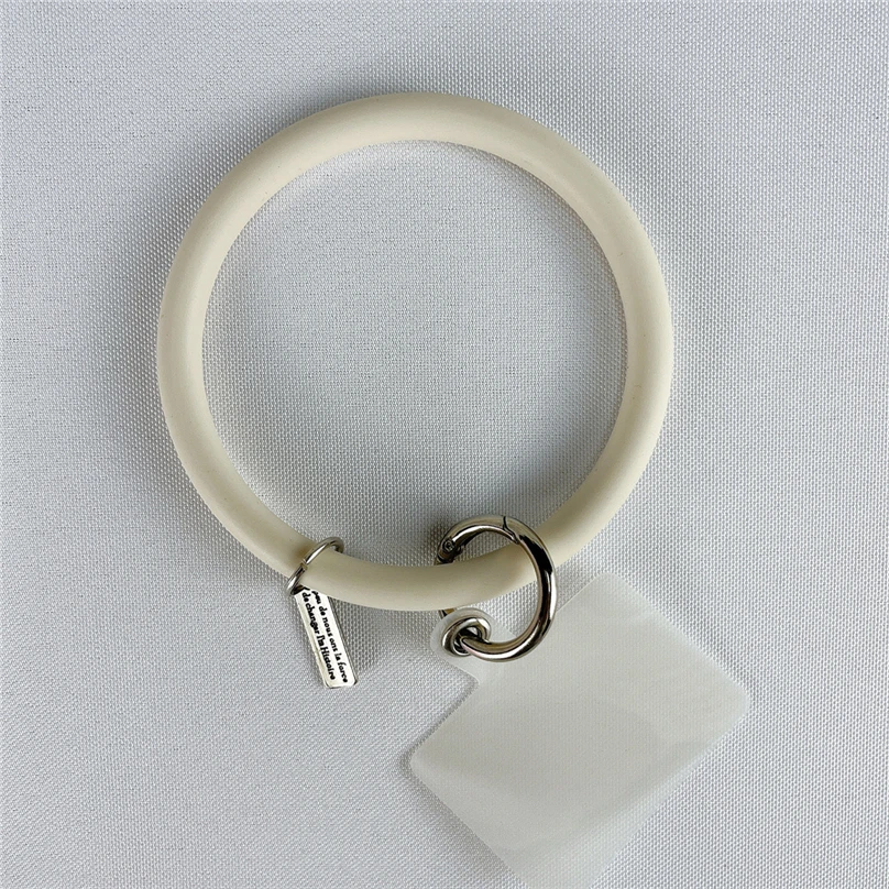 Universal Hanging Ring For Mobile Phone Soft Silicone Lanyard Strap Anti-Lost Bracelet for iPhone Xiaomi Samsung Keychain