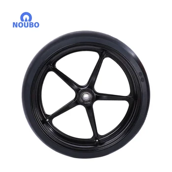 hot-selling   4.5x16  inch  rubber tyre aluminum spoke agriculture machine depth spoke  planter gauge wheel
