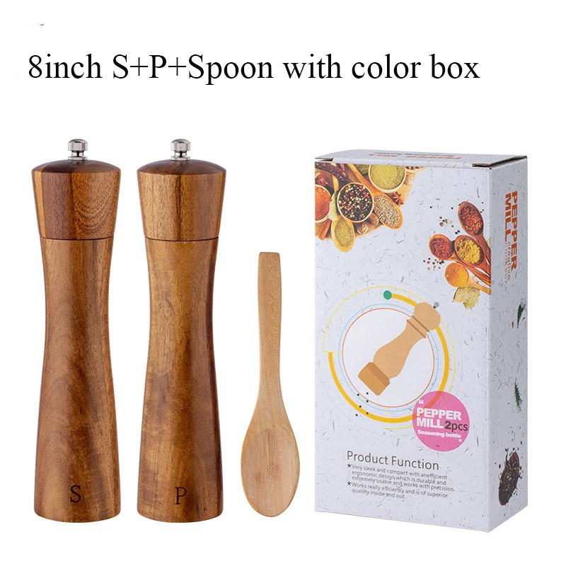 Buy Wholesale China Salt And Pepper Mills, Salt And Pepper Grinder Make By  Bamboo, Kinds Of Design And Color & Salt Grinder at USD 2