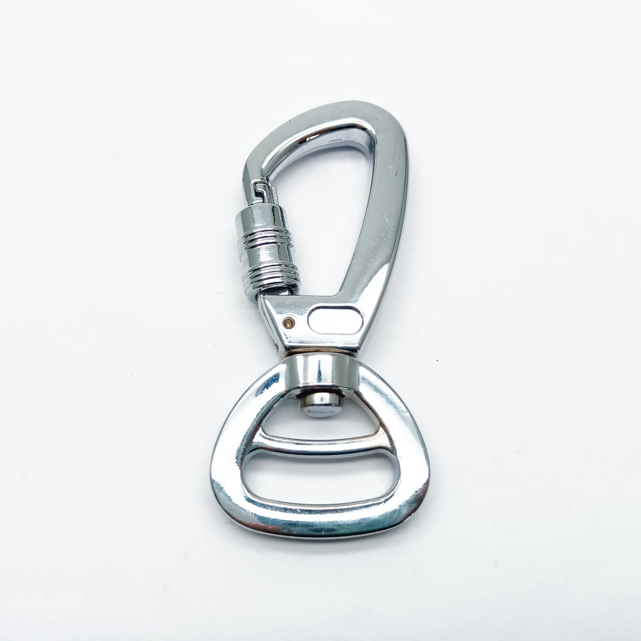 Zinc Alloy Chrom Plated Dog Leash Swivel Carabiner Eyelet Snap Hook With Screw Gancho Perro Dog Snap Hook