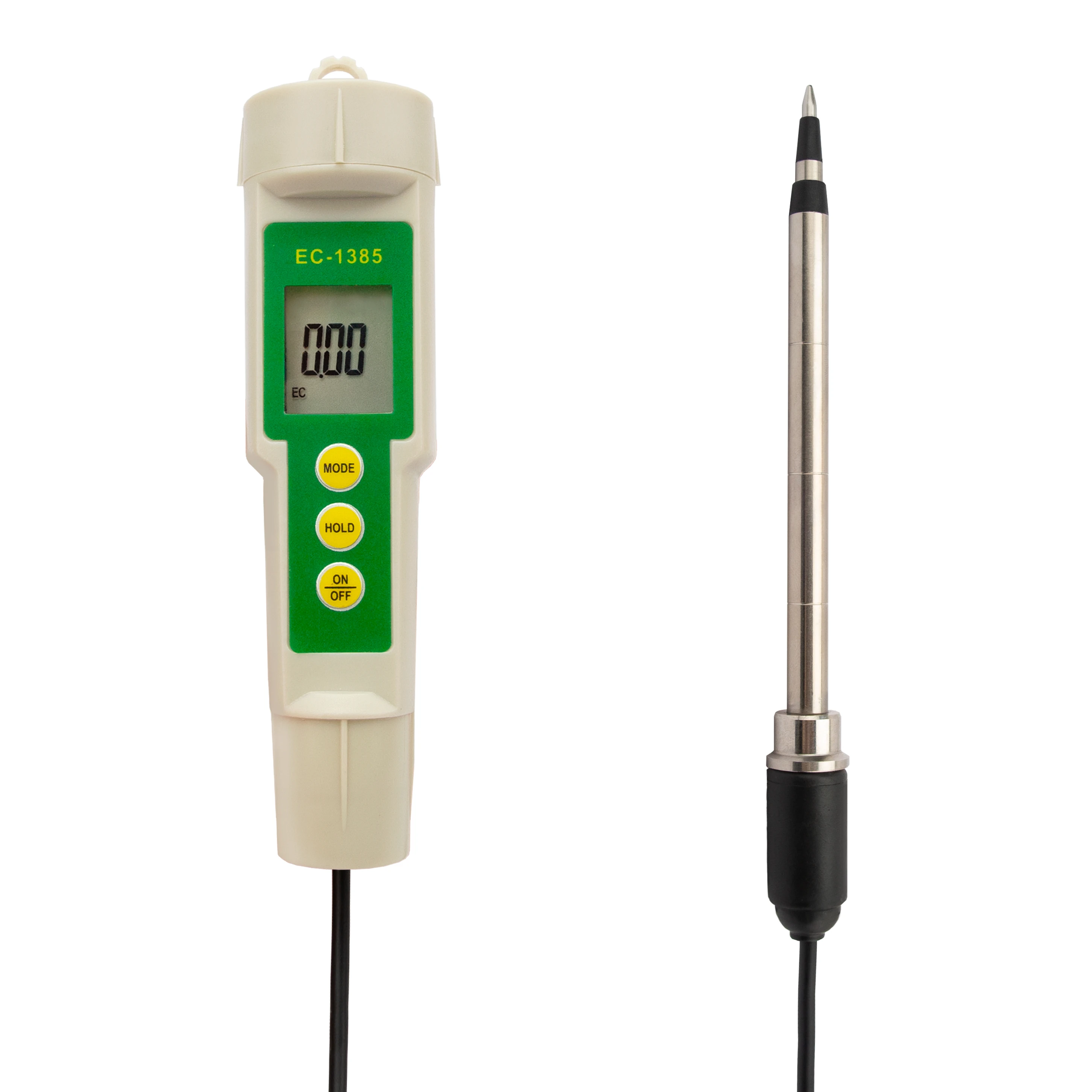 High Accuracy Cable Probe Digital Soil Conductivity EC TDS CF Meter