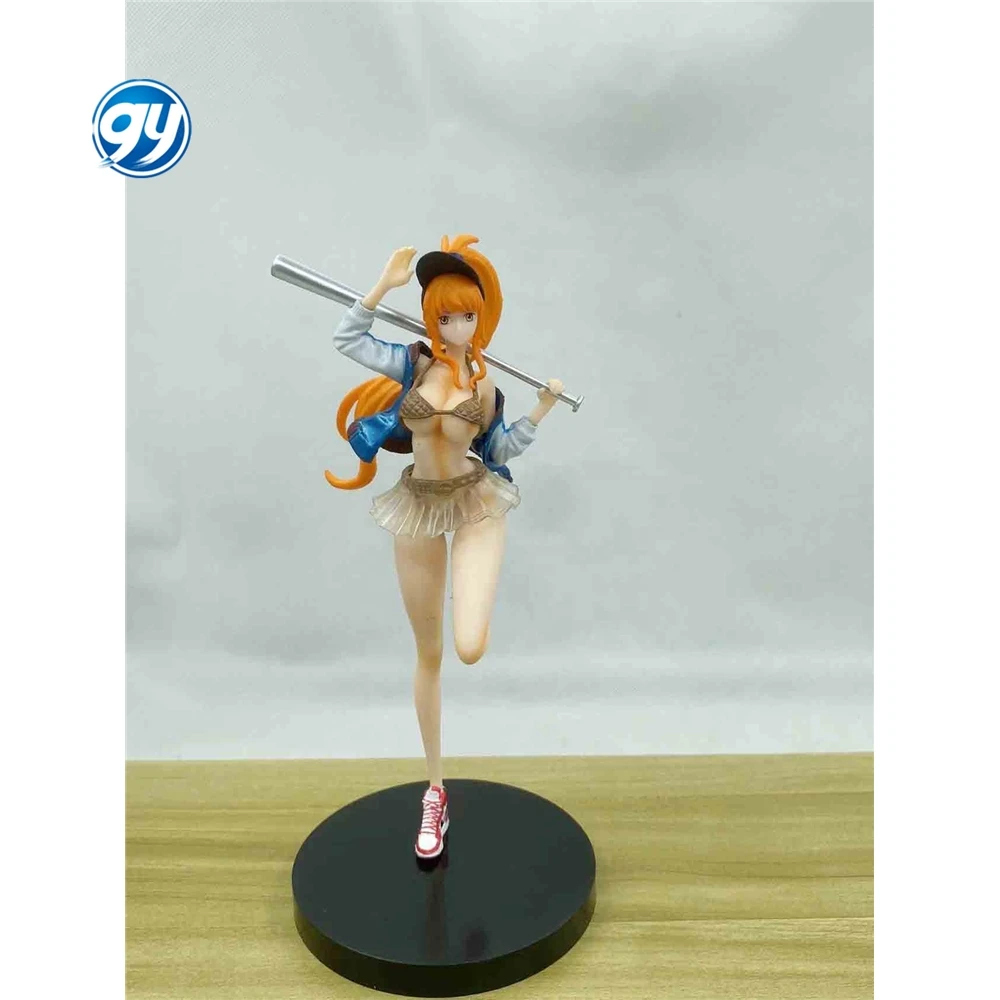 High Quality 18CM PVC Model Anime Figures Hentai Sexy One Pieced Trendy Brand Nami Sexy-Doll-Toys