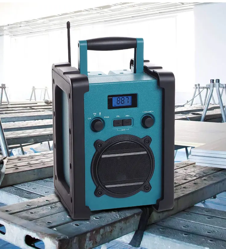 Leetac Waterproof Ip65 Portable  AMFM DAB Home Radio Smart Phone Bluetooth Speaker Outdoor Rock Wireless Boat bluetooth Speaker