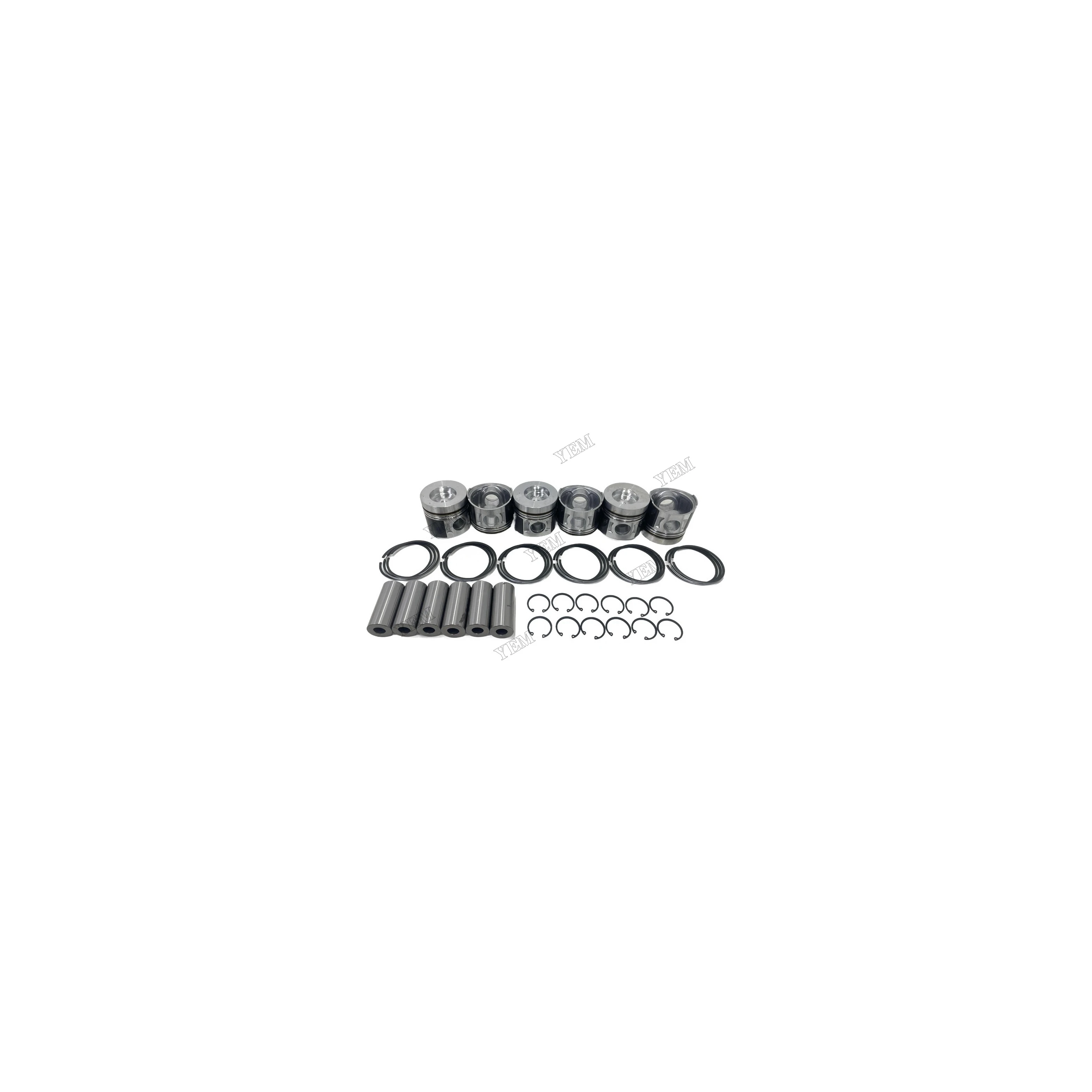 Pistons and Piston Rings Kit Suitable for Caterpillar 3066 High Performance Engine Parts