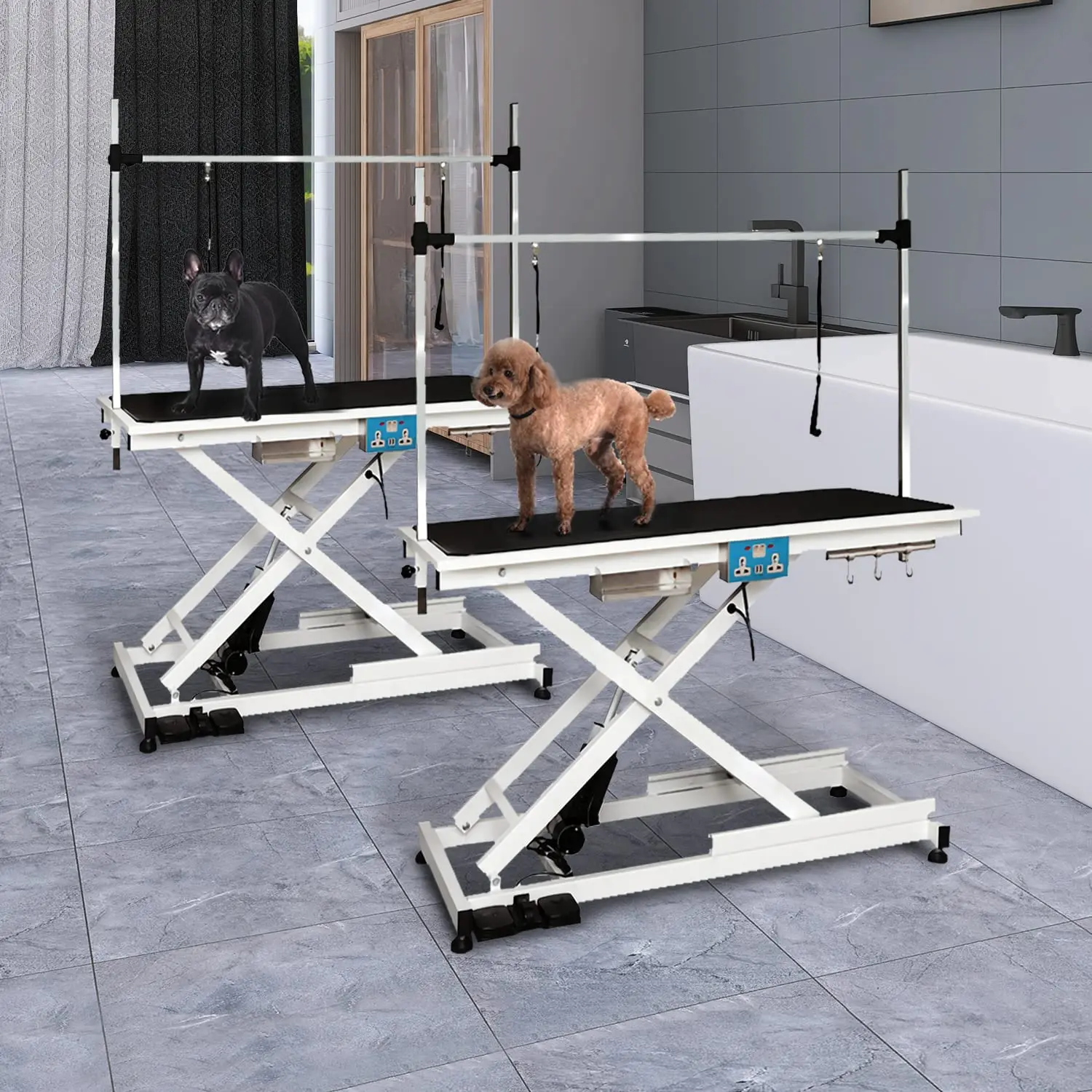 Arm Drying Electric Adjustable Height Dog Grooming Table Professional