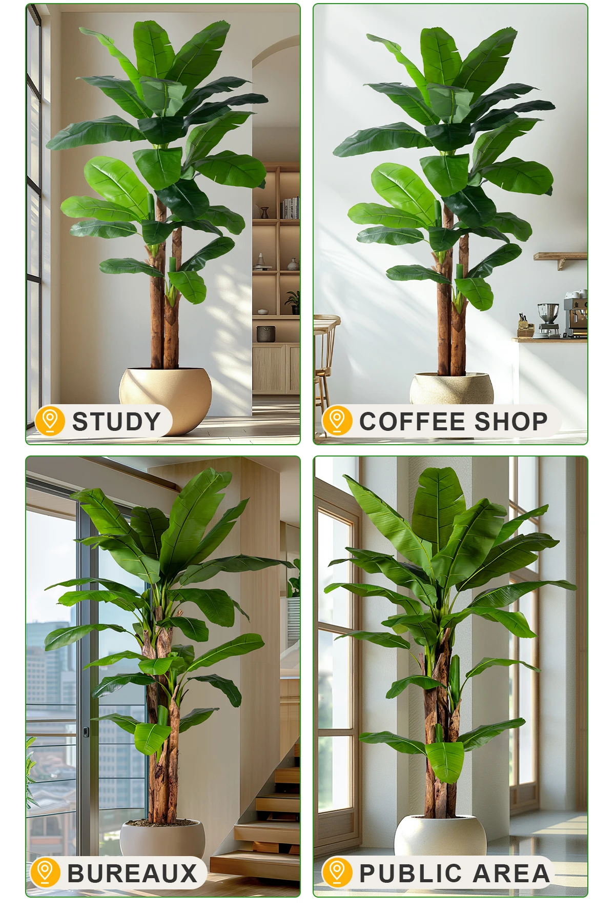 product large 2m outdoor home artificial bonsai tree pe plastic bird paradise palm traveler banana wedding decorative faux grass trees-8