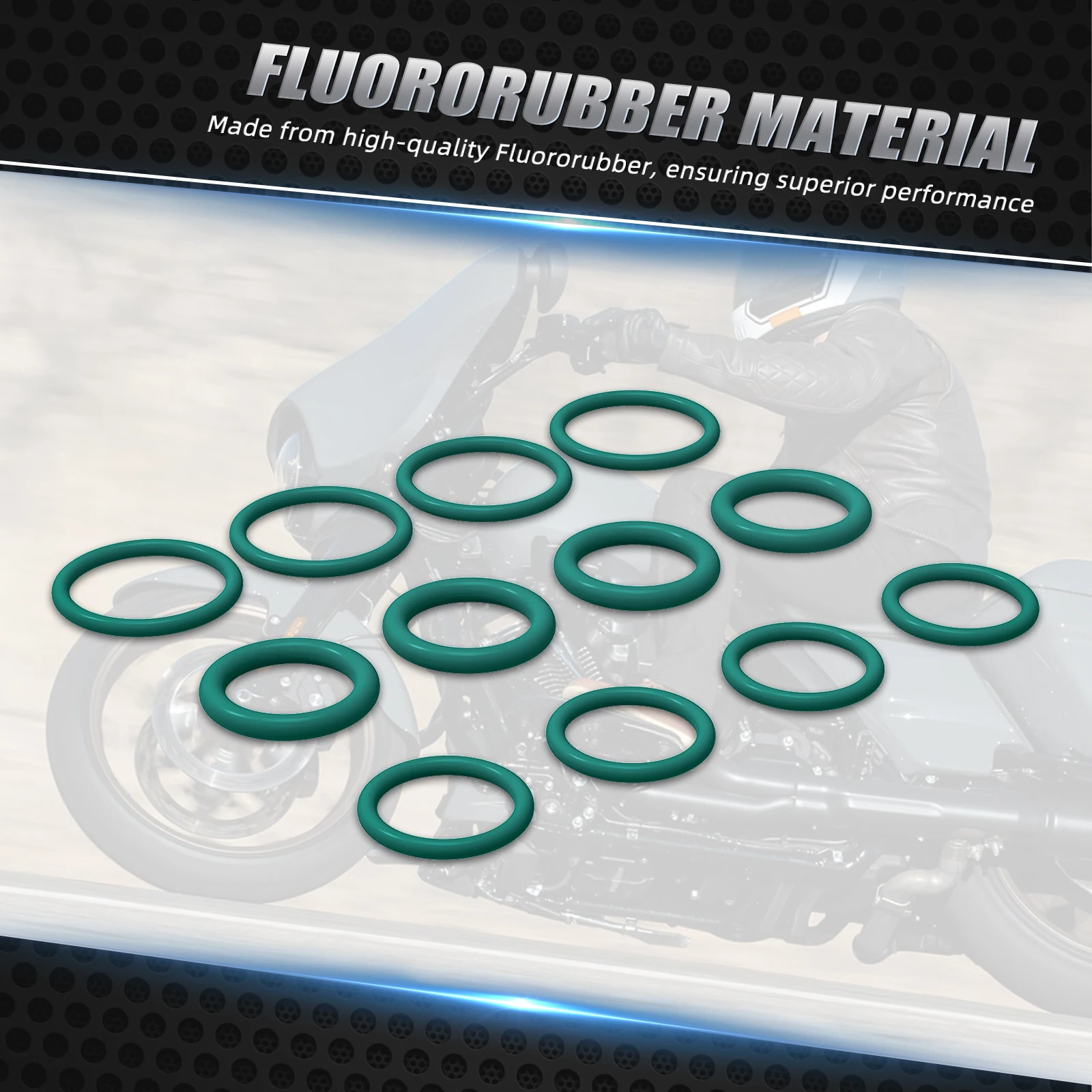 Nicecnc Fluororubber Pushrod Oring Seals Sealing For Harley Davidson