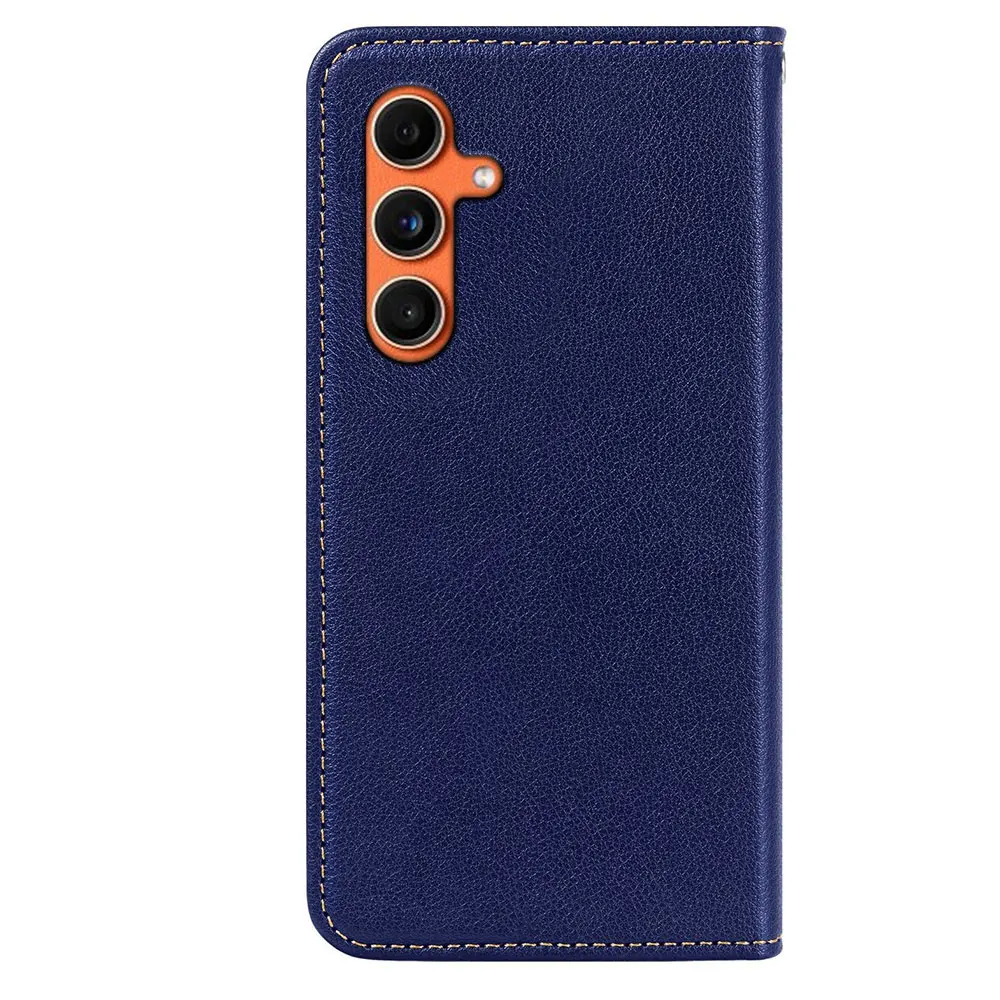 Laudtec Sjk965 Leather Phone Case Wallet Card Shell Simple Business Cover Skin Friendly Anti-Fingerprint Luxury For Samsung A16 manufacture