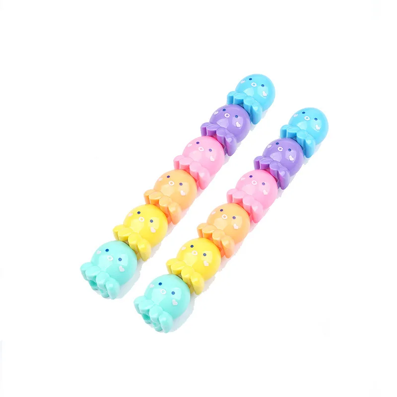 Gradual morandi color eye protection highlighter marker with chisel tip for journal drawing