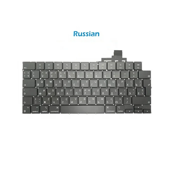 HK-HHT Replacement Laptop Spare Parts Internal US Keyboards for A2681 Laptop
