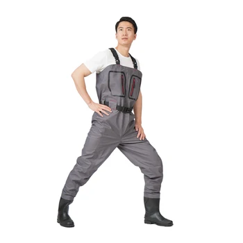 2024 Fly Fishing Chest Waders Breathable Waterproof Stocking foot River Wader Pants for Men and Women