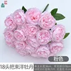 18 têtes de pivoines, roses
